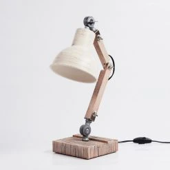 Hofstein Lascandrique Tischleuchte Silber, Weiß, Holz dunkel, 1-flammig 23 Hofstein Lascandrique Tischleuchte Silber, Weiß, Holz dunkel, 1-flammig -Günstiges Tischlampen Geschäft lascandrique tischleuchte h3454671 7