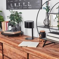 Hofstein Launceston Tischleuchte Schwarz, 1-flammig 23 Hofstein Launceston Tischleuchte Schwarz, 1-flammig -Günstiges Tischlampen Geschäft launceston tischleuchte h3577028 10