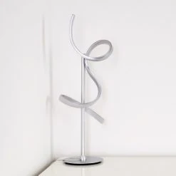 Hofstein Lavaca Tischleuchte LED Silber, 1-flammig -Günstiges Tischlampen Geschäft lavaca tischleuchte h3306796 12