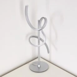 Hofstein Lavaca Tischleuchte LED Silber, 1-flammig -Günstiges Tischlampen Geschäft lavaca tischleuchte h3306796 3