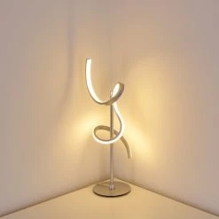 Hofstein Lavaca Tischleuchte LED Silber, 1-flammig -Günstiges Tischlampen Geschäft lavaca tischleuchte h3306796 4