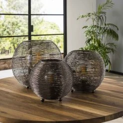 Hofstein Leeville Tischleuchte Nickel-Matt, Schwarz, 1-flammig -Günstiges Tischlampen Geschäft leeville tischleuchte h3554975 4