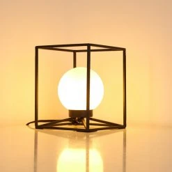 Hofstein Legano Tischleuchte Schwarz, 1-flammig -Günstiges Tischlampen Geschäft legano tischleuchte h3288085 do1 2