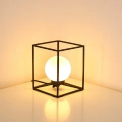 Hofstein Legano Tischleuchte Schwarz, 1-flammig -Günstiges Tischlampen Geschäft legano tischleuchte h3288085 do1 3