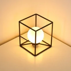 Hofstein Legano Tischleuchte Schwarz, 1-flammig -Günstiges Tischlampen Geschäft legano tischleuchte h3288085 do1 6