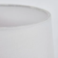 Hofstein Leirado Tischleuchte Wei&szlig;, Holz dunkel, 1-flammig -Günstiges Tischlampen Geschäft leirado tischleuchte h3398432 2