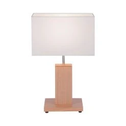 Leuchten Direkt AMADA Tischleuchte Holz hell, 1-flammig -Günstiges Tischlampen Geschäft leuchten direkt amada tischleuchte 11421 78 4