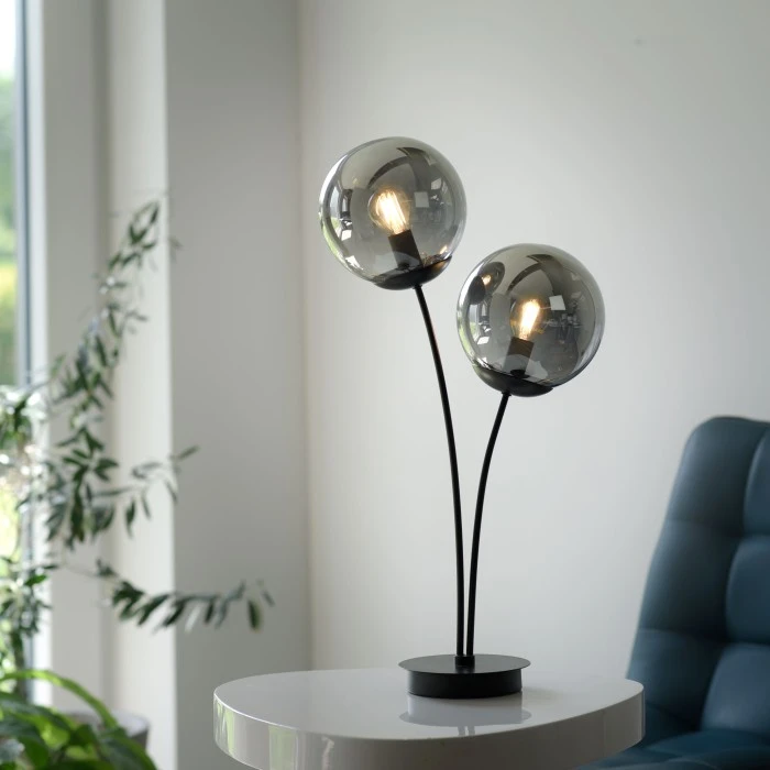 Leuchten Direkt BIG WIDOW Tischleuchte Schwarz, 2-flammig 3 Leuchten Direkt BIG WIDOW Tischleuchte Schwarz, 2-flammig