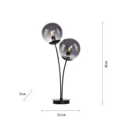 Leuchten Direkt BIG WIDOW Tischleuchte Schwarz, 2-flammig 20 Leuchten Direkt BIG WIDOW Tischleuchte Schwarz, 2-flammig -Günstiges Tischlampen Geschäft leuchten direkt big widow tischleuchte 14605 18 6