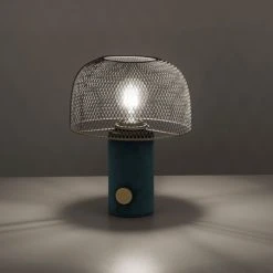 Leuchten Direkt DIPPER Tischleuchte Blau, 1-flammig