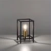 Leuchten Direkt FABIO Tischleuchte Messing, Schwarz, 1-flammig -Günstiges Tischlampen Geschäft leuchten direkt fabio tischleuchte 15812 60 0