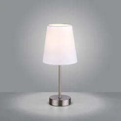 Leuchten Direkt Heinrich Tischleuchte Silber, 1-flammig -Günstiges Tischlampen Geschäft leuchten direkt heinrich tischleuchte 11680 16 3