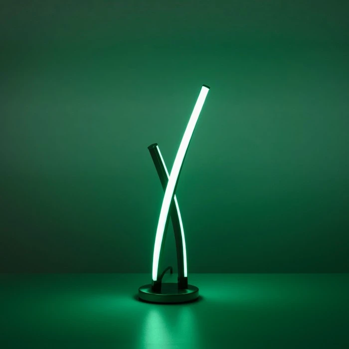 Leuchten Direkt LOLAsmart-SWING Tischleuchte LED Stahl gebürstet, 1-flammig, Fernbedienung, Farbwechsler 9 Leuchten Direkt LOLAsmart-SWING Tischleuchte LED Stahl gebürstet, 1-flammig, Fernbedienung, Farbwechsler – Bild 7