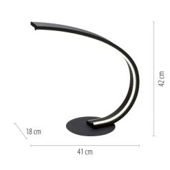 Leuchten Direkt Q-VITO Tischleuchte LED Anthrazit, 1-flammig, Fernbedienung -Günstiges Tischlampen Geschäft leuchten direkt q vito tischleuchte 4425 13 7