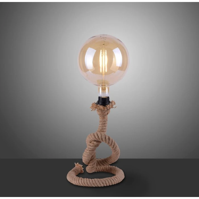 Leuchten Direkt ROPE Tischleuchte Schwarz, 1-flammig 5 Leuchten Direkt ROPE Tischleuchte Schwarz, 1-flammig – Bild 3