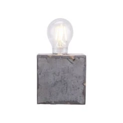 Leuchten Direkt SAMIA Tischleuchte Grau, 1-flammig -Günstiges Tischlampen Geschäft leuchten direkt samia tischleuchte 11499 77 4