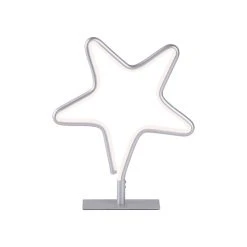 Leuchten Direkt TINOS Tiscchleuchte LED Silber, 1-flammig