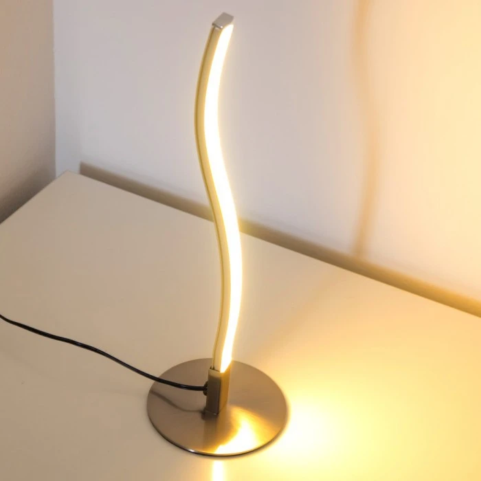 Leuchten Direkt Wave Tischleuchte LED Edelstahl, 1-flammig 8 Leuchten Direkt Wave Tischleuchte LED Edelstahl, 1-flammig – Bild 6