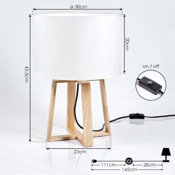 Hofstein Leukerbad Tischleuchte Naturfarben, 1-flammig 18 Hofstein Leukerbad Tischleuchte Naturfarben, 1-flammig -Günstiges Tischlampen Geschäft leukerbad tischleuchte h3548608 3