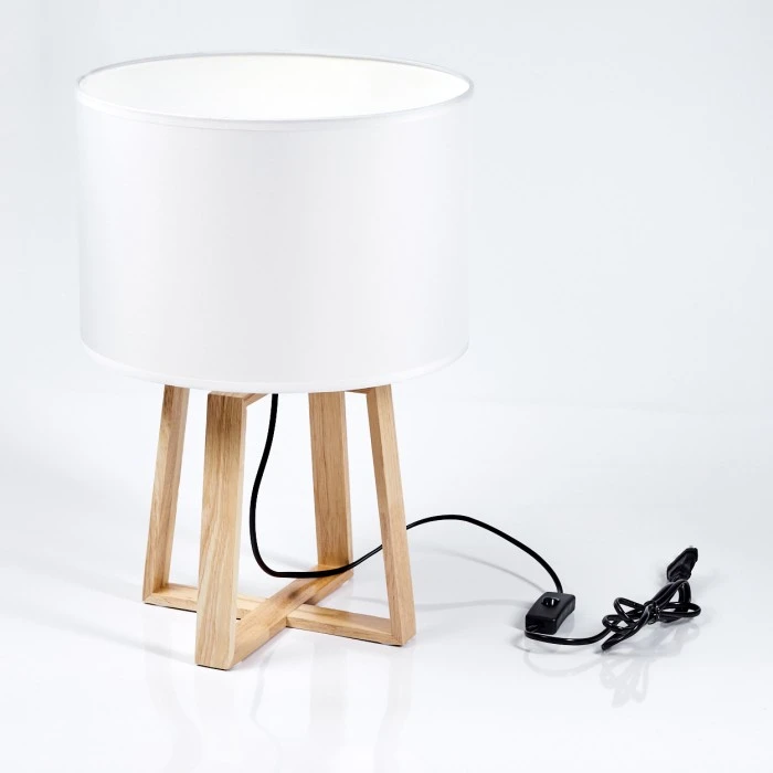 Hofstein Leukerbad Tischleuchte Naturfarben, 1-flammig 7 Hofstein Leukerbad Tischleuchte Naturfarben, 1-flammig – Bild 5