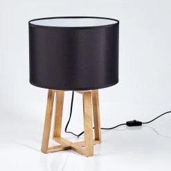 Hofstein Leukerbad Tischleuchte Naturfarben, 1-flammig -Günstiges Tischlampen Geschäft leukerbad tischleuchte h3548622 7