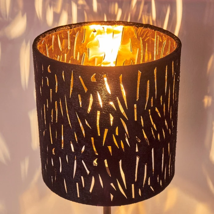 Hofstein Liared Tischleuchte Schwarz, 1-flammig 14 Hofstein Liared Tischleuchte Schwarz, 1-flammig – Bild 12