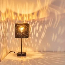 Hofstein Liared Tischleuchte Schwarz, 1-flammig 34 Hofstein Liared Tischleuchte Schwarz, 1-flammig -Günstiges Tischlampen Geschäft liared tischleuchte h3162736 do1 14