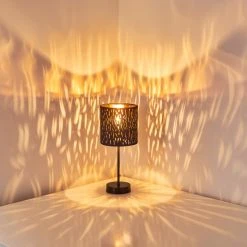 Hofstein Liared Tischleuchte Schwarz, 1-flammig 22 Hofstein Liared Tischleuchte Schwarz, 1-flammig -Günstiges Tischlampen Geschäft liared tischleuchte h3162736 do1 2