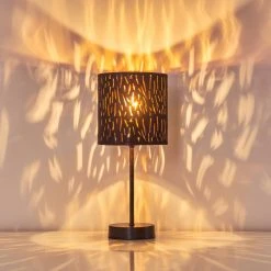 Hofstein Liared Tischleuchte Schwarz, 1-flammig 26 Hofstein Liared Tischleuchte Schwarz, 1-flammig -Günstiges Tischlampen Geschäft liared tischleuchte h3162736 do1 6