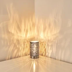 Hofstein Liared Tischleuchte Grau, 1-flammig -Günstiges Tischlampen Geschäft liared tischleuchte h3162835 do1 2