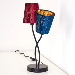 Hofstein Liared Tischleuchte Schwarz, 2-flammig -Günstiges Tischlampen Geschäft liared tischleuchte h3276907 do1 5