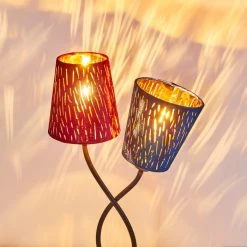 Hofstein Liared Tischleuchte Schwarz, 2-flammig -Günstiges Tischlampen Geschäft liared tischleuchte h3276907 do1 7