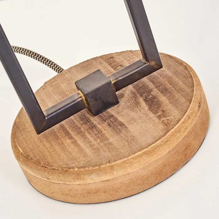 Hofstein Logumkolster Tischleuchte Schwarz, Braun, 1-flammig 18 Hofstein Logumkolster Tischleuchte Schwarz, Braun, 1-flammig – Bild 16