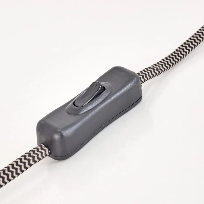 Hofstein Logumkolster Tischleuchte Schwarz, Braun, 1-flammig 5 Hofstein Logumkolster Tischleuchte Schwarz, Braun, 1-flammig – Bild 3