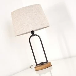 Hofstein Logumkolster Tischleuchte Schwarz, Braun, 1-flammig 29 Hofstein Logumkolster Tischleuchte Schwarz, Braun, 1-flammig -Günstiges Tischlampen Geschäft logumkolster tischleuchte h3351130 11