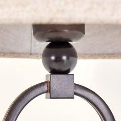 Hofstein Logumkolster Tischleuchte Schwarz, Braun, 1-flammig 33 Hofstein Logumkolster Tischleuchte Schwarz, Braun, 1-flammig -Günstiges Tischlampen Geschäft logumkolster tischleuchte h3351130 15