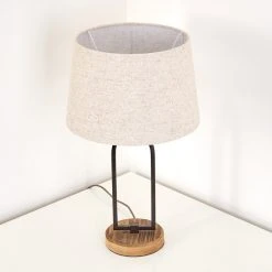 Hofstein Logumkolster Tischleuchte Schwarz, Braun, 1-flammig 24 Hofstein Logumkolster Tischleuchte Schwarz, Braun, 1-flammig -Günstiges Tischlampen Geschäft logumkolster tischleuchte h3351130 6