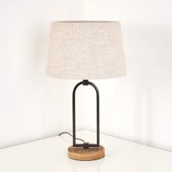 Hofstein Logumkolster Tischleuchte Schwarz, Braun, 1-flammig 27 Hofstein Logumkolster Tischleuchte Schwarz, Braun, 1-flammig -Günstiges Tischlampen Geschäft logumkolster tischleuchte h3351130 9