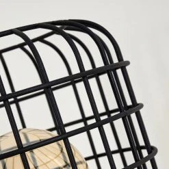 Hofstein Loitwitt Tischleuchte Schwarz, 1-flammig -Günstiges Tischlampen Geschäft loitwitt tischleuchte h3350003 12