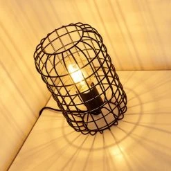 Hofstein Loitwitt Tischleuchte Schwarz, 1-flammig -Günstiges Tischlampen Geschäft loitwitt tischleuchte h3350003 13