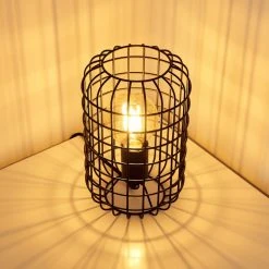 Hofstein Loitwitt Tischleuchte Schwarz, 1-flammig -Günstiges Tischlampen Geschäft loitwitt tischleuchte h3350003 2