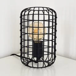 Hofstein Loitwitt Tischleuchte Schwarz, 1-flammig -Günstiges Tischlampen Geschäft loitwitt tischleuchte h3350003 4