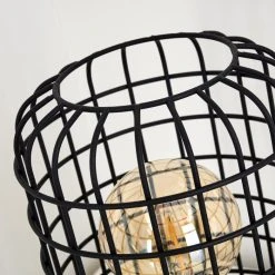 Hofstein Loitwitt Tischleuchte Schwarz, 1-flammig -Günstiges Tischlampen Geschäft loitwitt tischleuchte h3350003 5