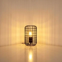 Hofstein Loitwitt Tischleuchte Schwarz, 1-flammig -Günstiges Tischlampen Geschäft loitwitt tischleuchte h3350003 6