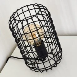 Hofstein Loitwitt Tischleuchte Schwarz, 1-flammig -Günstiges Tischlampen Geschäft loitwitt tischleuchte h3350003 8