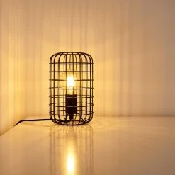 Hofstein Loitwitt Tischleuchte Schwarz, 1-flammig -Günstiges Tischlampen Geschäft loitwitt tischleuchte h3350003 9