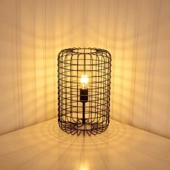 Hofstein Loitwitt Tischleuchte Schwarz, 1-flammig -Günstiges Tischlampen Geschäft loitwitt tischleuchte h3350027 10