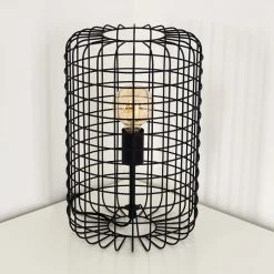 Hofstein Loitwitt Tischleuchte Schwarz, 1-flammig -Günstiges Tischlampen Geschäft loitwitt tischleuchte h3350027 13