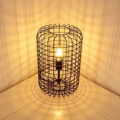 Hofstein Loitwitt Tischleuchte Schwarz, 1-flammig -Günstiges Tischlampen Geschäft loitwitt tischleuchte h3350027 2