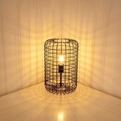 Hofstein Loitwitt Tischleuchte Schwarz, 1-flammig -Günstiges Tischlampen Geschäft loitwitt tischleuchte h3350027 9